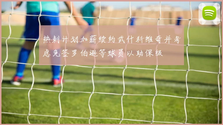 热刺计划加薪续约武什科维奇并考虑免签罗伯逊等球员以助保级